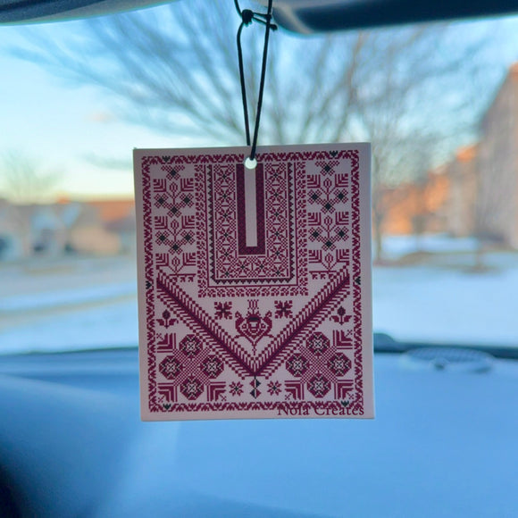 Ramallah Thobe Car Air Freshener