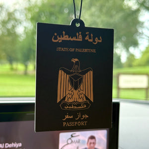 Palestinian Passport Car Air Freshener