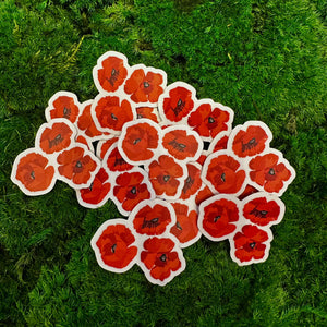 Poppy Sticker