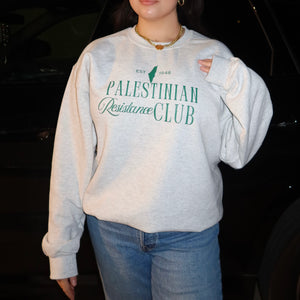 Sports Grey Palestine Resistance Club Sweatshirt