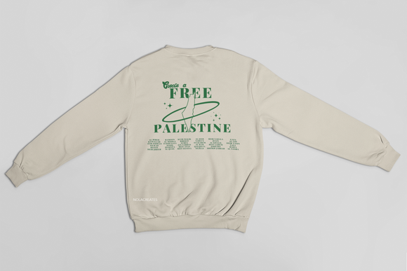 Sand Create a Free Palestine Sweatshirt