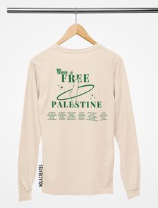 Sand Create a Free Palestine Long Sleeve